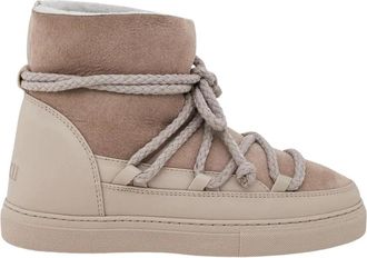 INUIKII Classic Sneaker - Dames - Winterlaarzen - Grijs - 36 EU - Leer - Schoenen