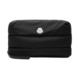 Moncler Dames, Tassen, Zwart, Maat: ONE Size Leer