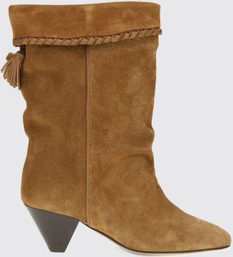 Isabel Marant Stivali Dalby in pelle scamosciata con tacco a cono
