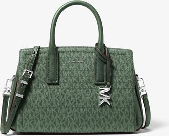 Michael Kors Laila Small Signature Logo Satchel