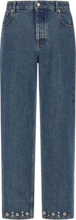 Valentino Garavani Cotton Straight-Leg Mens Jeans