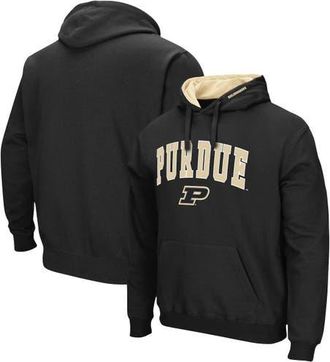 Colosseum Mens Colosseum Black Purdue Boilermakers Arch & Logo 3.0 Pullover Hoodie at Nordstrom, Size Xx-Large