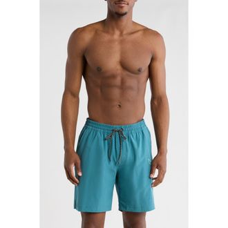 Hurley Crossover Volley Swim Trunks in Sky/Pewter at Nordstrom Rack, Size X-Large