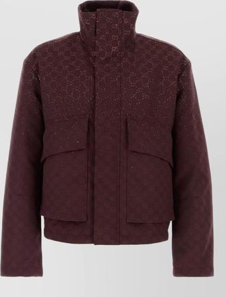 Gucci padded bomber jacket
