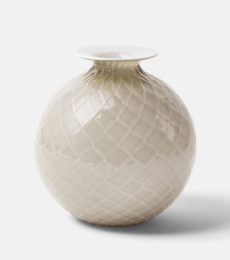 VENINI Vaso Monofiori Balloton in vetro di Murano
