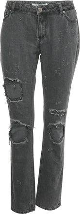Givenchy Jeans con effetto vissuto - Grigio