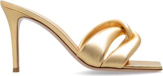 Gianvito Rossi Heeled Mules, female, Yellow, Size: 6 US Heeled mules Amour