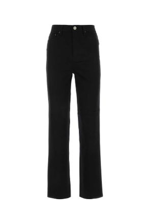 Rotate Black Cotton Pant