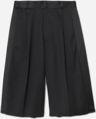 Undercover Women s Wool Satin Shorts Black