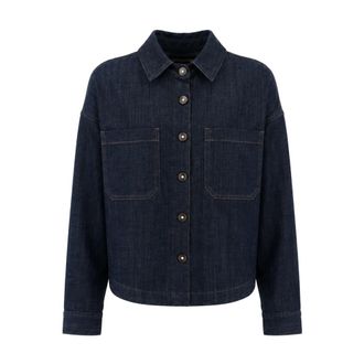 PANICALE Panicale, Dames, Jassen, Blauw, Maat: M Leer