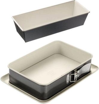 Dr. Oetker Stampo da plumcake e stampo da torta rettangolare - DR OETKER - Back Trend - 30 cm e 28 x 18 cm