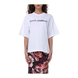 Dolce & Gabbana Mujer, Camisetas, Blanco, Talla: M
