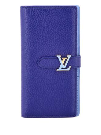Louis Vuitton Capucines Vertical Wallet Leather small wallets - Blu