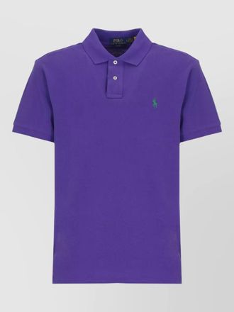 Ralph Lauren short sleeve cotton shirt polo collar vents