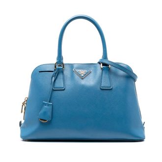 Prada Pre-owned Prada Medium Saffiano Lux Promenade Satchel FCXJEUIJ6JPIGPS1