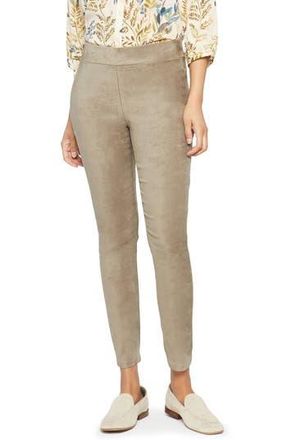 NYDJ Faux Suede Leggings in Saddlewood at Nordstrom Rack, Size 12