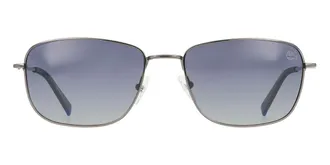 Timberland TB9338 Polarized 08D Mens Sunglasses Silver Size 57