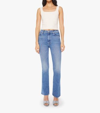 Mother High Waisted Weekender Skimp Jeans In Swing And Miss