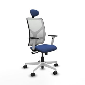 Piqueras y Crespo Silla De Oficina Piqueras Y Crespo Motilla Blanco Espuma Alta Densidad