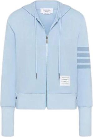 Thom Browne Mujer, Sudaderas, Azul, Talla: XS