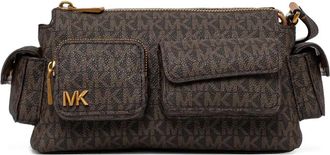 Michael Michael Kors Borsa a tracolla con stampa - Marrone