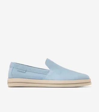 Cole Haan Mens Long-Weekender Slip-On Loafers - Blue Size 10.5
