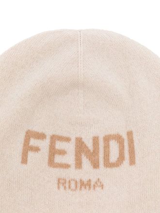 Fendi JUP070K_AS8MF1P2N Cashmere Knit Beanie - Multicolor