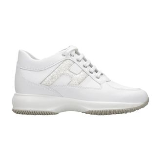 Hogan Interactive Sneakers - Dames - Sneakers - Wit - 38 1/2 EU - Katoen - Schoenen