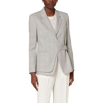 HUGO BOSS Dames, Jassen, Grijs, Maat: M Wol