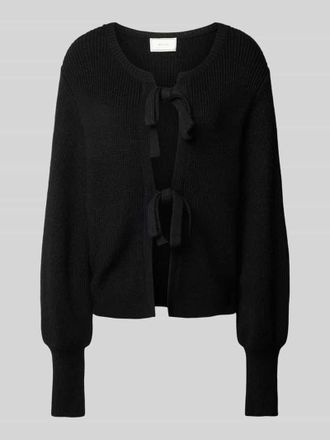 Neo Noir Neo Noir Comfort Fit Cardigan mit Woll-Anteil und Ballon&auml;rmeln Modell MUSCADO in Black, Gr&ouml;&szlig;e 34