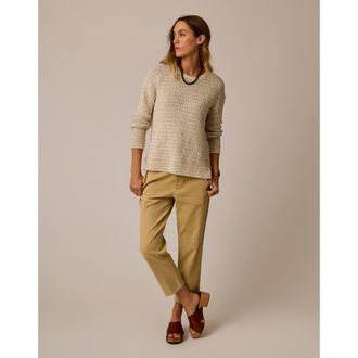 Carve Designs Clarissa Marled Sweater in Sand at Nordstrom, Size Xx-Small
