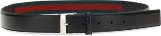 Gucci Mens Black Calf Leather Bos Taurus Regular Belt