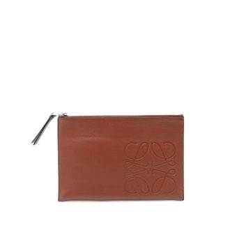 Loewe Pre-owned Clutches, female, Brown, Size: ONE SIZE Pre-owned Clutch Bag