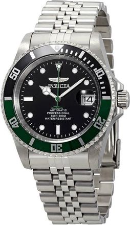 Invicta Pro Diver Automatic Black Dial Sprite Bezel Mens Watch 29177
