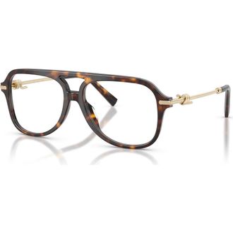 Tiffany & Co. 54mm Pilot optical glasses in Tortoise at Nordstrom