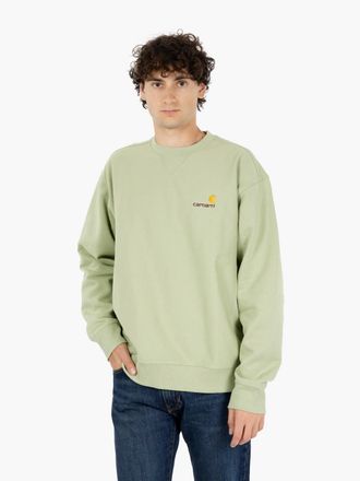 Carhartt Work in Progress American Script sweat pale olive