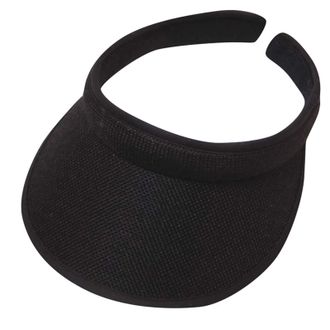 Generic Mother - Daughter Outdoor Sun Visor Hat Set - Mesh Construction, Adjustable Headbands, Great for Sun - Shielding and Stylish Matching Looks Black