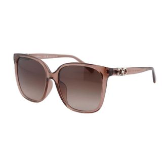Ferragamo Ladies Black Square Sunglasses SF1092SLB 260