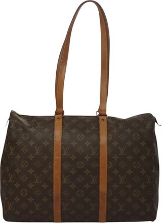 Louis Vuitton Flanerie 45 Brown Canvas Shoulder Bag (Pre-Owned)