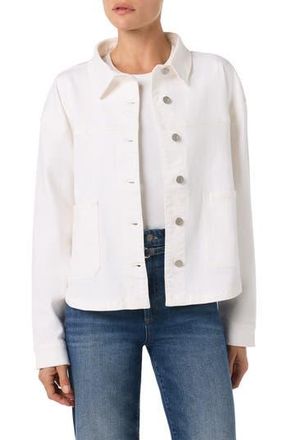 Joe's Oversize Denim Jacket in White at Nordstrom Rack, Size X-Small