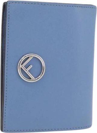 Fendi Pre-owned Bifold Wallet - Dames - Vintage Accessoires - Blauw - ONE Size - Leer - Vintage