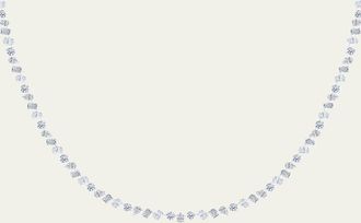 HauteCarat 18K Mixed Shape Lab Grown Diamond Necklace