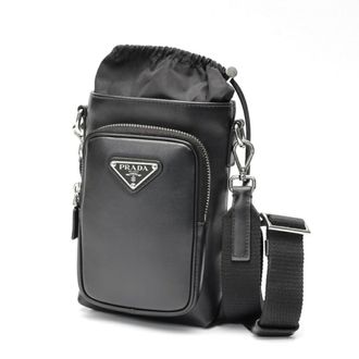 Prada Black Leather Pouch (Pre-Owned)