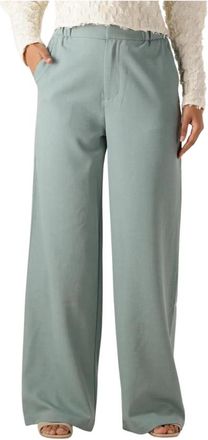 Amaya Amsterdam Vera Pants - Dames - Wijde Broeken - Groen - XS - Polyester - Broeken