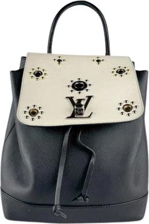 Louis Vuitton Pre-owned Vintage Rugzak - Dames - Vintage Rugzakken - Zwart - ONE Size - Leer - Vintage