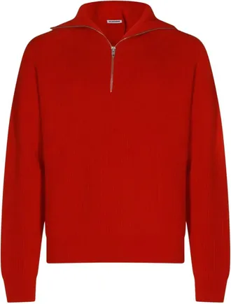 Jil Sander Uomo, Maglie, Rosso, M, new