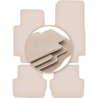 OEM Alfombrillas Beige Premium Para: Jaguar S-type X204 Sed&aacute;n 2002-2008