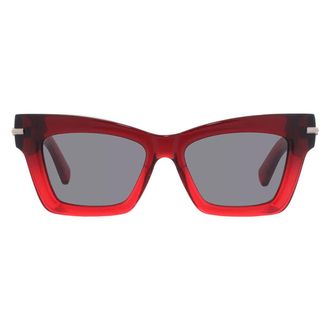Ferragamo Grey Cat Eye Ladies Sunglasses SF2031S 615 52