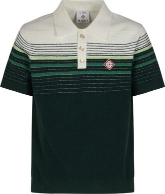 Casablanca Boucle Stripe Poloshirt - Heren - Polos - Veelkleurig - S - Tops