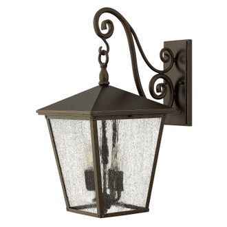 Loops Outdoor IP44 4Wall Light Regency Bronze LED E14 60W
